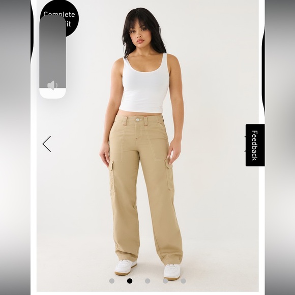 NWT True Religion Military Single Needle Cargo Pants - Picture 5 of 8